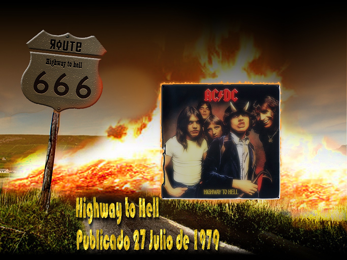 De Highway to Hell a Back in Black