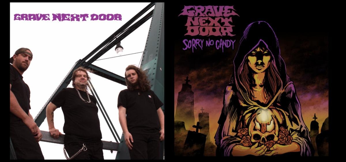 Grave Next Door’s “Blood Moon Hymn” is here, setting the stage for their upcoming album Sorry No Candy! Michigan’s own doom and stoner metal band delivers a haunting track that captures the dark themes of life and mortality. Don’t miss the full album release on November 1, 2024, via Black Doomba Records!