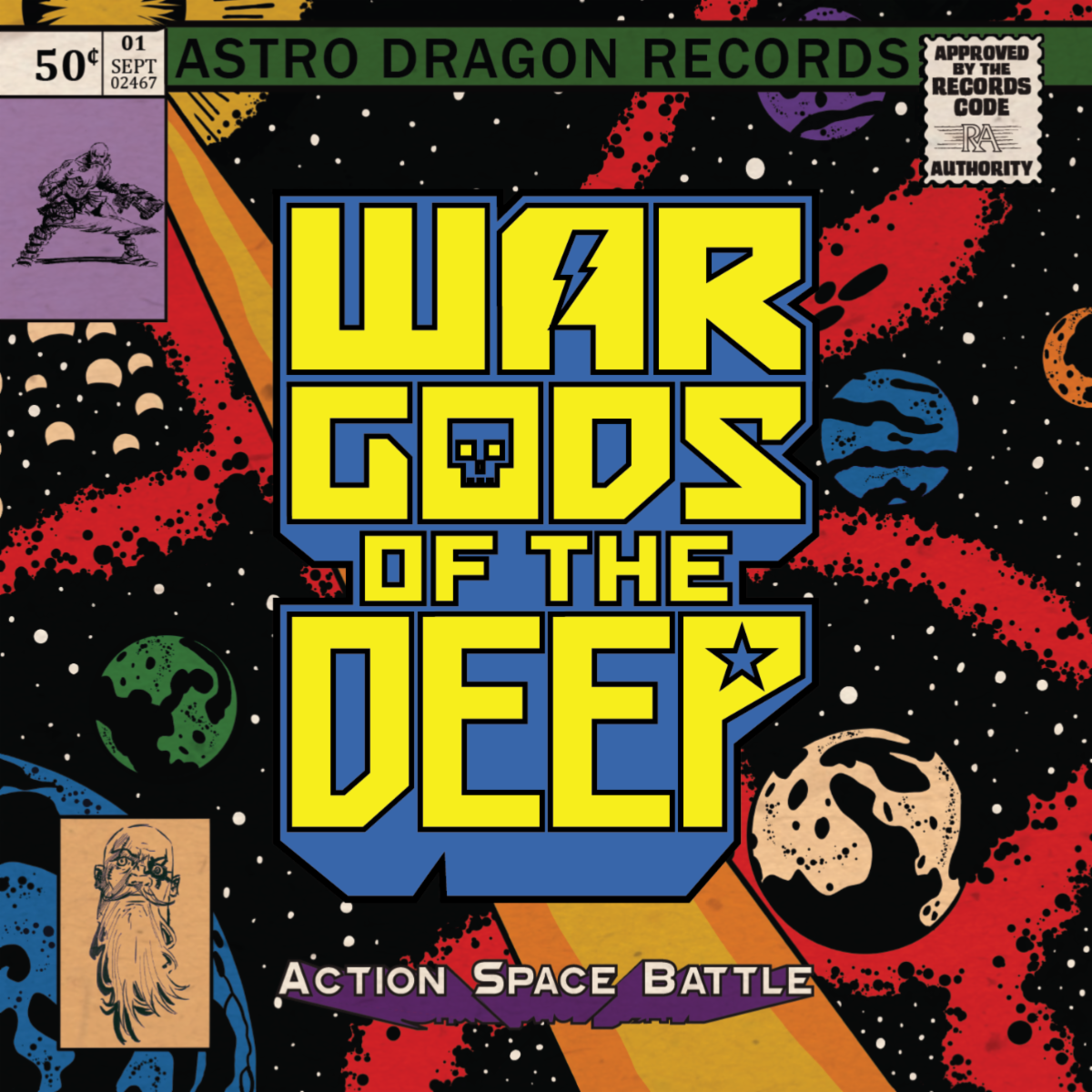 Rock fans, meet War Gods of the Deep, the Chicago band shaking up the scene since 2016! With frontman Rikk Currence at the helm, they channel the power of classic rock and heavy metal with modern energy. Their album "Action Space Battle" is a fiery tribute to hard rock’s golden era, with standout tracks like "Sons of the Serpent" and "Light of Your Soul" echoing legends like KISS, Metallica, and Iron Maiden. This isn’t just music—it’s a cosmic journey for every true rock enthusiast. Join the ride as War Gods of the Deep takes rock into the future, one riff at a time!